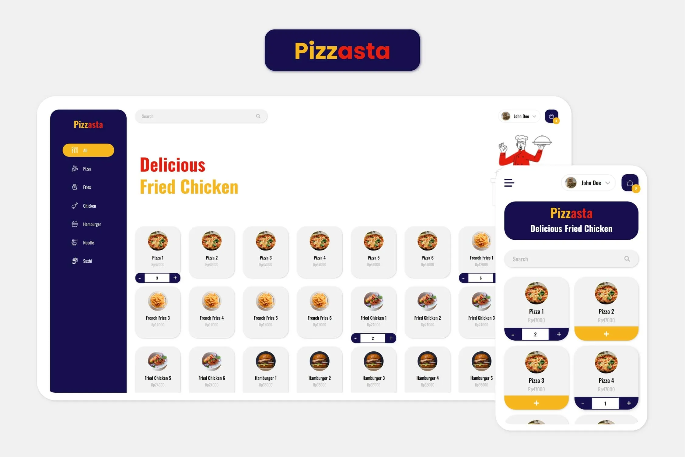 Pizzasta Web Design
