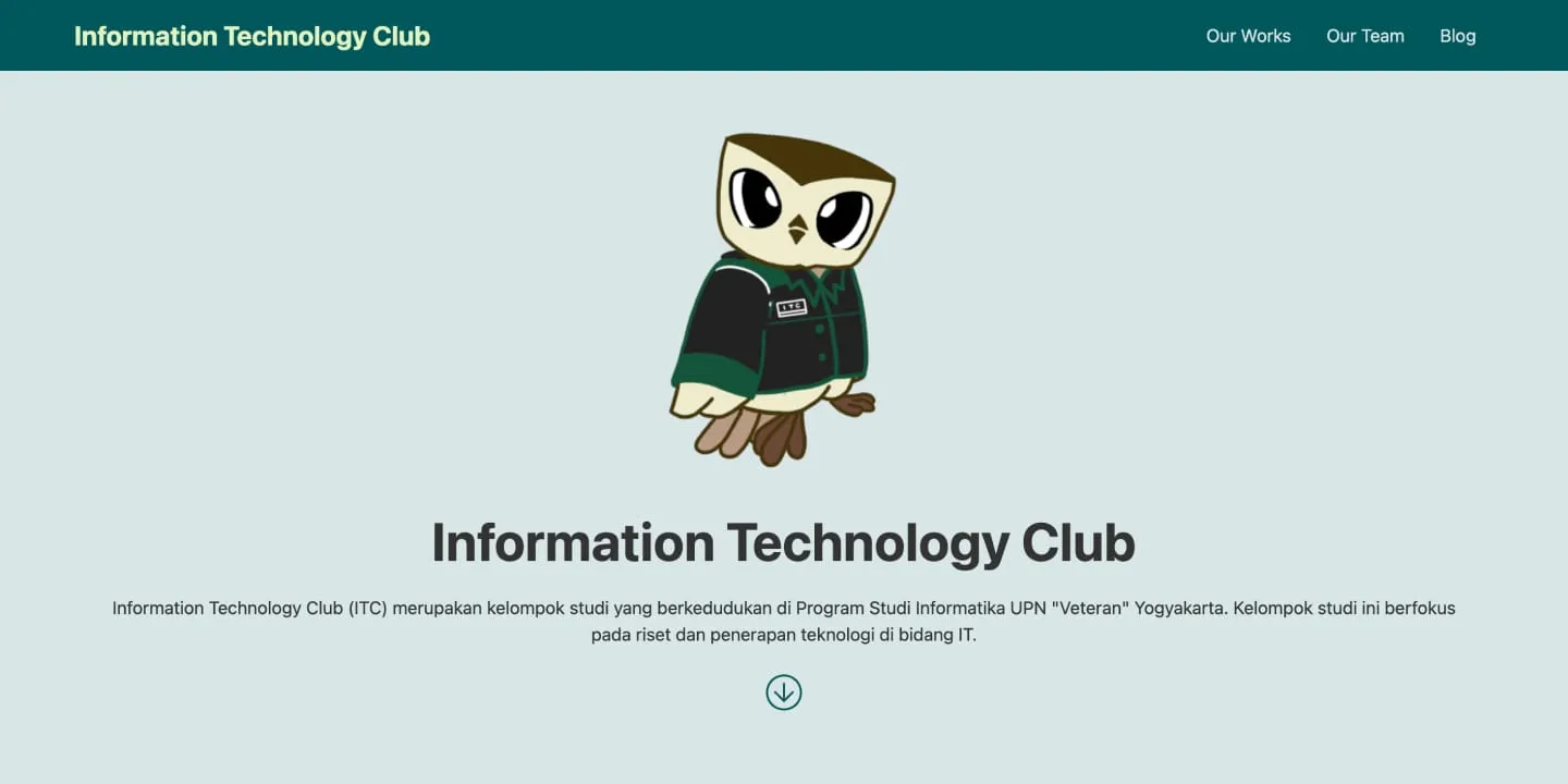 ITC UPNYK: Information Technology Club Website